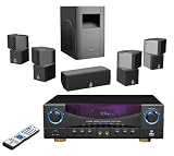 Pyle Home PT598AS 5.1-Channel 350 Watt Home Theater Receiver Surround Sound Package with Subwoofer/Center and 4 Satellite Speakers Pyle Home PT598AS 5.1-Channel 350 Watt Home Theater Receiver Surround Sound Package with Subwoofer/Center and 4 Satellite Speakers