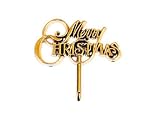 金のMCカード小（5個入り）【クリスマスケーキピック】 5MC