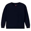 Boys' Hanes Solid Fleece Crew - Navy