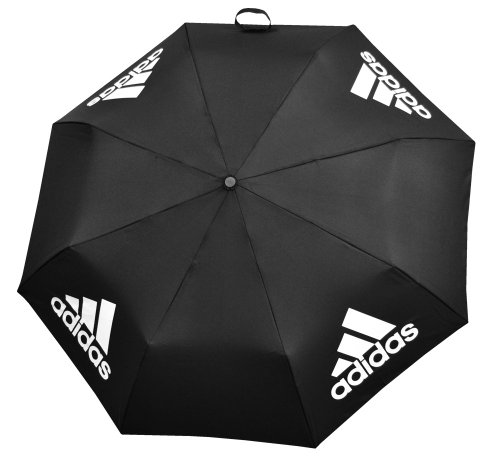 adidas Single Canopy Compact Golf Umbrella Black 44 Inch - Zachary F
