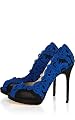 Blue Lace Peep