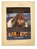 Pirates of The Carribean Artist Trade Ad Proof Johnny Depp Captain Jack Sparrow The Curse of The Black Pearl
