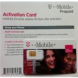 T-Mobile USA (Tmobile T Mobile) SIM Card and Prepaid Activation Kit