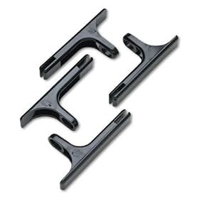 Rubbermaid Im�ge Series Desk Tray Supports, Black, Set of 4 (15411)