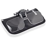 Carson Optical Clip and Flip 1.5x 2.25 Diopters Magnifying Lenses