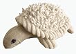 PetLou Naturally Twisted 6" Turtle- Dog Toy