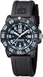 Luminox Women's EVO Navy Seal 7053 Black Polyurethane Swiss Quartz Watch with Black Dial