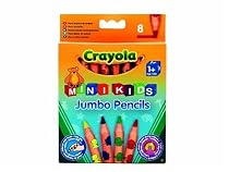 Crayola Beginnings - Jumbo Decorated Pencils (8 Pack)