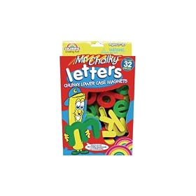 Colorific Mr Chalky Chunky Magnets - Letters