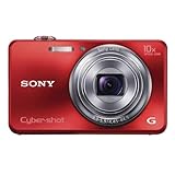 Sony Cyber-shot DSC-WX150 18.2 MP Exmor R CMOS Digital Camera with 10x Optical Zoom and 3.0-inch LCD (Red) (2012 Model)