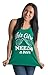 This Girl Needs a Beer | Ladies' Silky Racerback Bar Crawl Party Tank Top