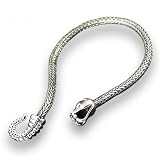 Sterling Silver Rattlesnake Bracelet for Men