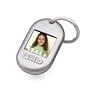 Gear Head 1.5-inch Digital Keychain (TFT) (Brushed Silver)