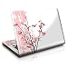 Pink Tranquility Design Skin Decal Sticker for Apple MacBook 13 (Black or White Polycarbonate)