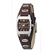 Fossil JR9467 Stainless Steel Ladies Rivet Brown Leather Strap Watch