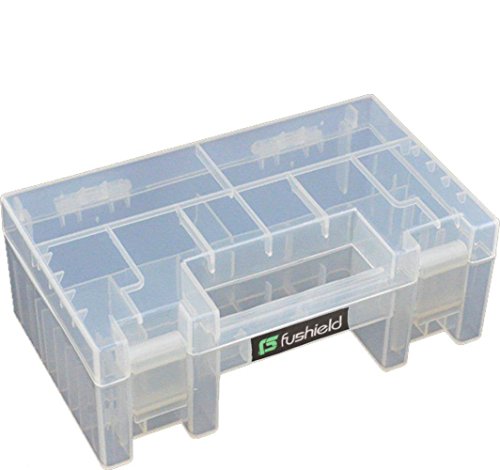 Fushield battery storage organizer case holder box cont…