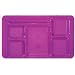 Camwear Polycarbonate 2 by 2 School Compartment Tray, Translucent Purple
