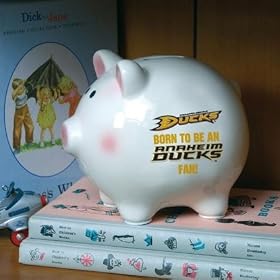 Mighty Ducks of Anaheim (Born to Be) Piggy Bank by 