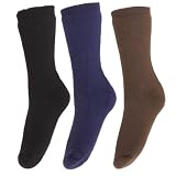 Clearance Ladies/Womens Plain Feet Heaters Ultimate Thermal Socks (Pack Of 3)