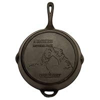 Camp Chef Seasoned Cast Iron skillet, 14-Inch Diameter Heavy Duty Cookware