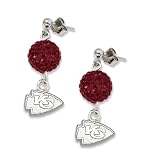 NFL Kansas City Chiefs LogoArt Ovation Earrings