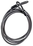 Ultra Hardware 44324 14-3/4-Inch Cable Lock, Clear Grey Vinyl Coat