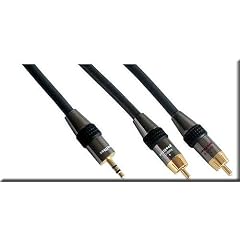 1,50 Meter, 3,5 mm Stereo-Klinke auf 2x Chinch, High-End-Audio-Adapterkabel * HCK  9704 1,5 von profitec�