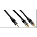 1,50 Meter, 3,5 mm Stereo-Klinke auf 2x Chinch, High-End-Audio-Adapterkabel * HCK  9704 1,5 von profitec�