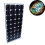 HQRP 85W (Size of 80 Watt / 80W) Mono-crystalline Solar Panel 85 Watt 12 Volt in Anodized Aluminum Frame plus HQRP Coaster