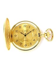 Colibri Hunting Case Goldtone Pocket Watch Classic PWS095105