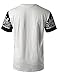 URBANCREWS Mens Hipster Hip Hop Paisley Crewneck Graphic T-shirt