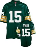 Youth Green Bay Packers #15 Bart Starr Home Retro Replica Jersey - S 8