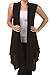 Pastel by Vivienne Women's Asymetric Open Front Vest