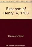 First part of Henry IV, 1763