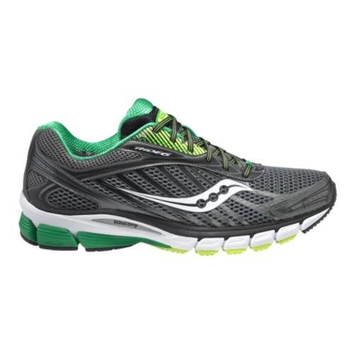 Saucony Men's Ride 6 Running Shoe,Grey/Green/Citron,9.5 W US On Sale