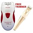 Epilady Legend 4th Generation Epilator Hair Remover Plus Free Epilady Lady B Bikini Trimmer Hair Removal System for Women