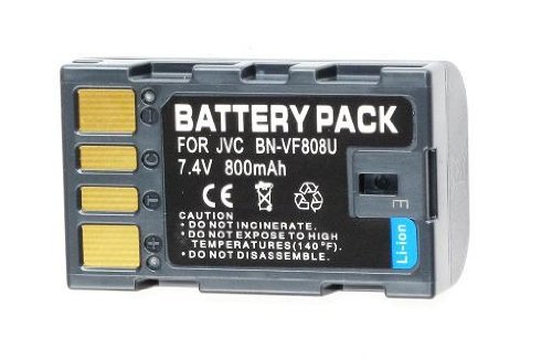 Best Price Battery BN-VF808U / BN-VF815U / BN-VF823U For JVC Everio GZ-MG130U & Many Other JVC Camcorders!