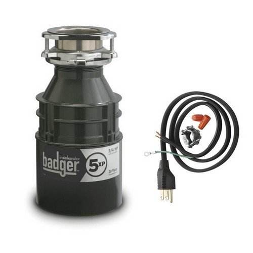 Insinkerator BADGER5XPCORD Household Garbage Disposer with Cord 34