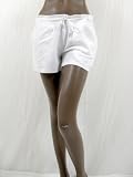 RLX Ralph Lauren womens white active knit drawstring tie shorts