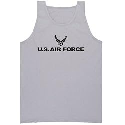 Air Force Tank Top - Military Style Physical Training Tank in gray
