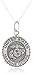 Amazon Collection Sterling Silver United States Marine Corps Medallion Pendant Necklace, 18
