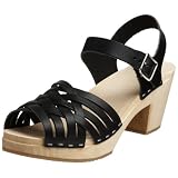 swedish hasbeens Womens Braided High Ankle Strap Sandal