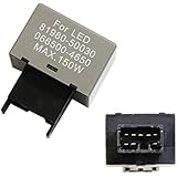 8-Pin 81980-50030 066500-4650 Electronic LED Flasher Assy Relay Fix For Lexus Scion or Toyota LED Turn Signal Light Bulbs