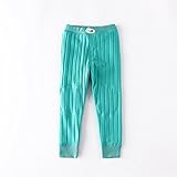 PANCY 子供服 秋冬 長ズボン 裏起毛 防寒 綿服　女の子 男の子(水色,90cm)