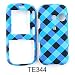 CELL PHONE CASE COVER FOR LG RUMOR 2 II / COSMOS 1 LX265 VN250 BLUE BLACK PLAID CELL PHONE CASE COVER FOR LG RUMOR 2 II / COSMOS 1 LX265 VN250 BLUE BLACK PLAID