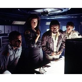 IAN HOLM AS ASH, JOHN HURT AS KANE, TOM SKERRITT AS DALLAS, SIGOURNEY WEAVER AS RIPLEY FROM ALIEN #1 - COLOUR Movie Photo - (4 Different Photograph & POSTER Sizes Available)
