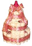3 Tier Chic Diaper Cake- Girl