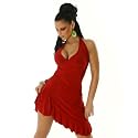 Sommerkleid & Tanzkleid in Wickeloptik Einheitsgr&ouml;&szlig;e (34-38)