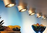 Unterbauleuchte RONDO 1 / Halogenstrahler / Leuchte / Küchenleuchte / Lampe / Halogen / Halogenleuchte, Rondo 1 5er Set + Trafo