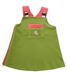 Zypalong Kids Baby Girls Jumper Dress (Green, Spring/Summer, Made in USA)
